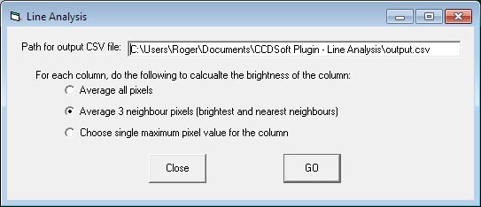 Occultation drift-scan plugin for CCDSoft