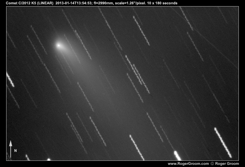 Photograph of Comet C/2012 K5 (LINEAR)  2013-01-14T13:54:53