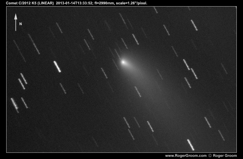 Photograph of Comet C/2012 K5 (LINEAR) 2013-01-14T13:33:52