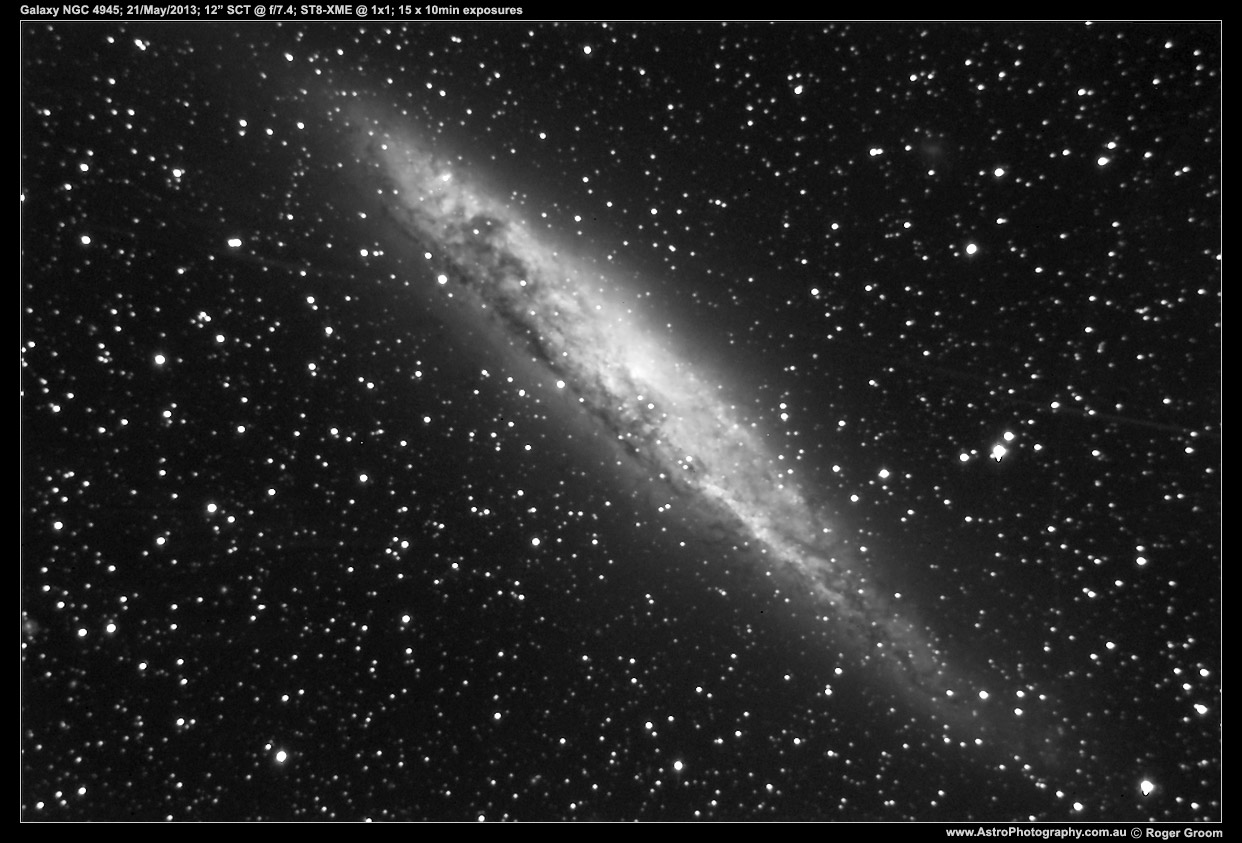 Photograph of the Galaxy NGC 4945