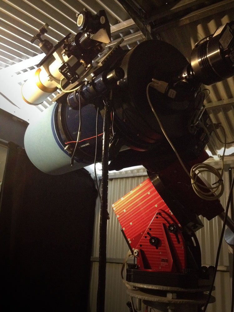 SharpSky Pro Focuser mounted to Megrez 90 APO Telescope