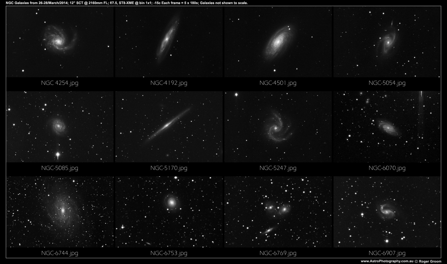 NGC Galaxies 26 28 March 2014