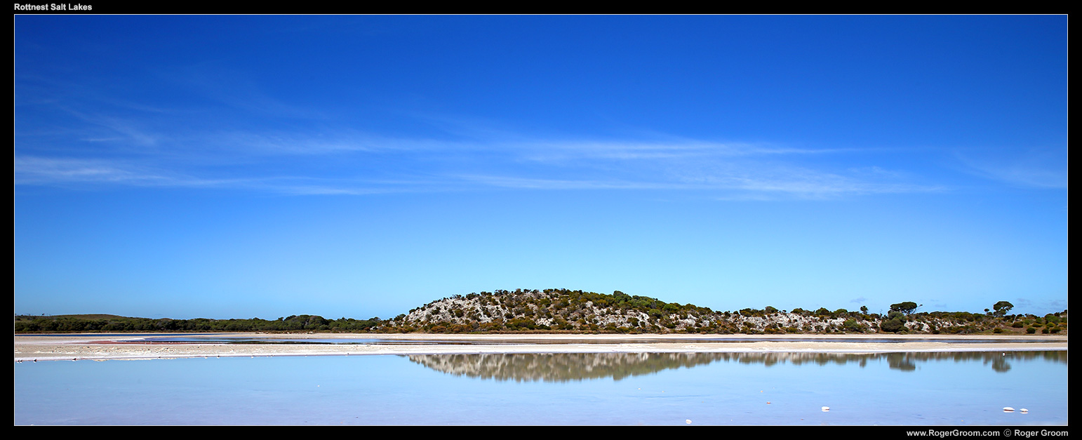 Rottnest Island Salt Lakes (Pearse and Serpentine Lakes).